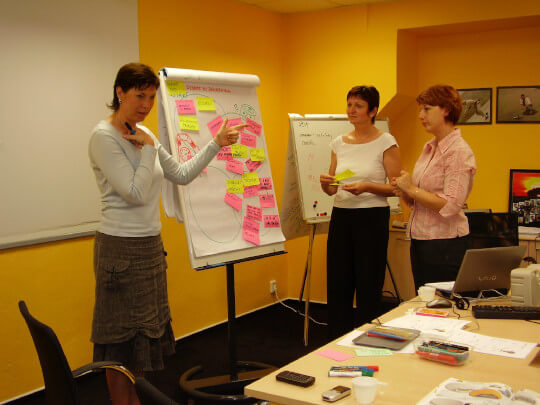 Firemní kurzy - práce ve skupinách