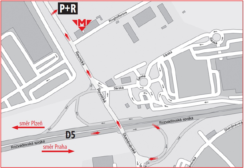 Jak se k nám dostanete - Zličín