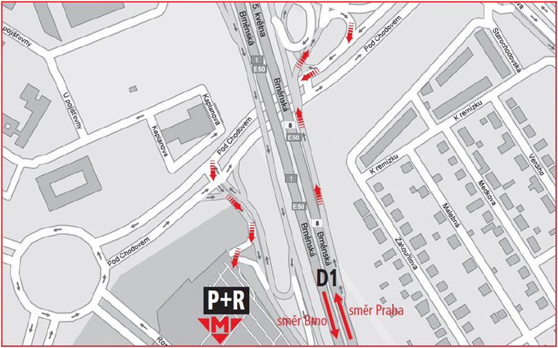 Jak se k nám dostanete - Chodov