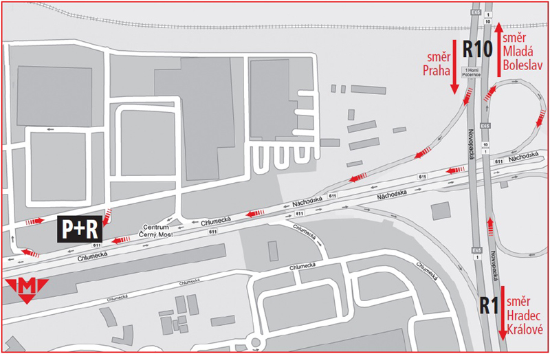 Jak se k nám dostanete - Černý Most