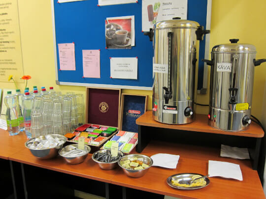 Občerstvení - káva