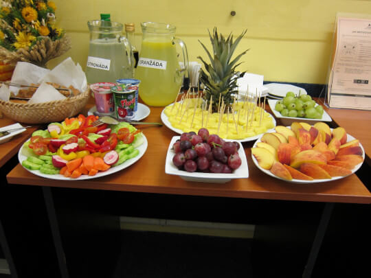 Občerstvení - ovoce