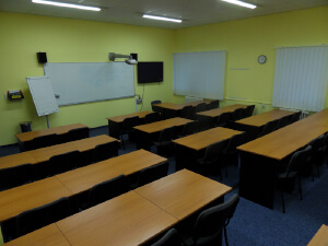 Velká učebna - uspořádání kino