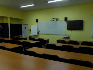 Velká učebna - uspořádání